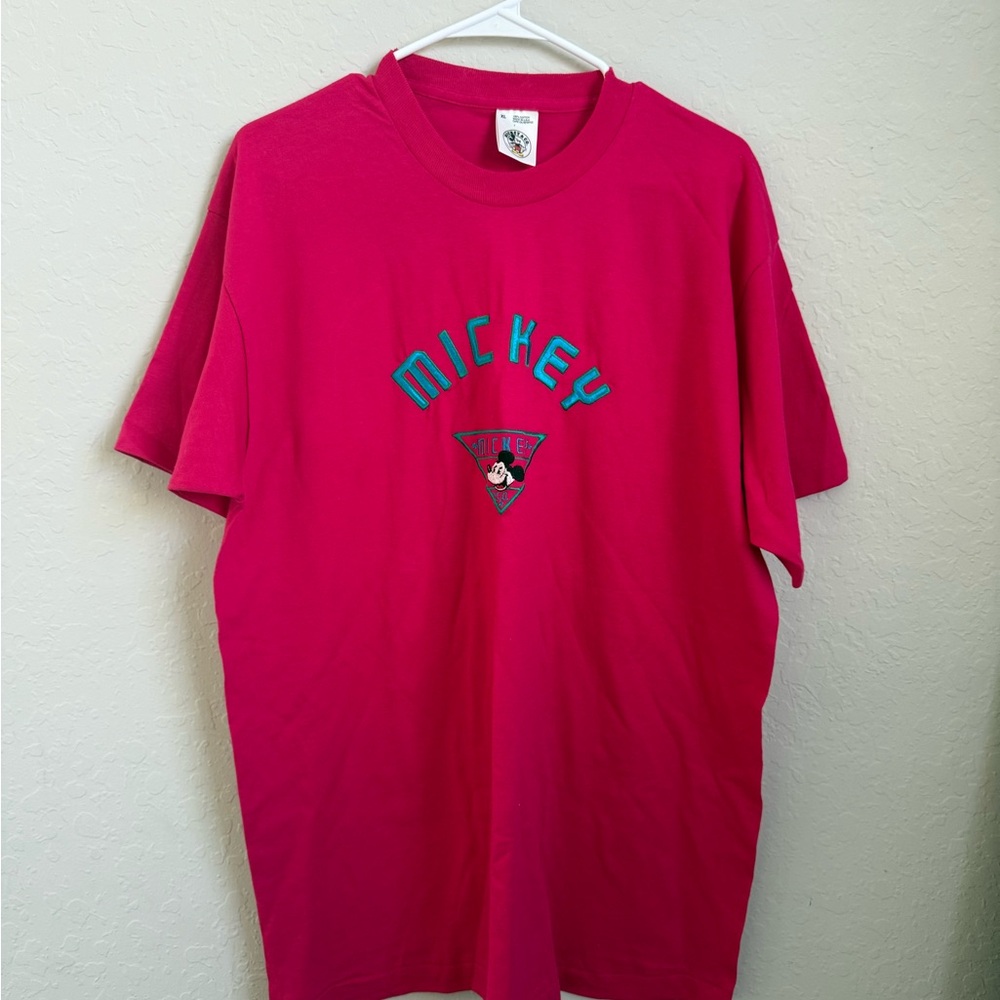 90s Mickey Mouse pink T-Shirt